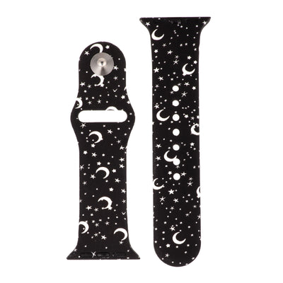 Moon and Stars Silicone Sports Watch Band 42mm freeshipping - Higher Class Elegance