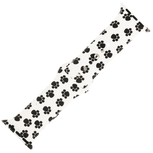 Paw Print Silicone Sports Watch Band 38mm freeshipping - Higher Class Elegance