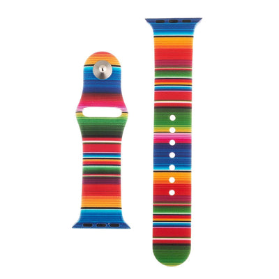 Rainbow Silicone Sports Watch Band 38mm freeshipping - Higher Class Elegance