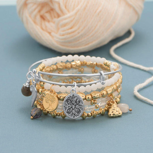 Expandable Angel Wing Charm Fashion Bangle Bracelet freeshipping - Higher Class Elegance