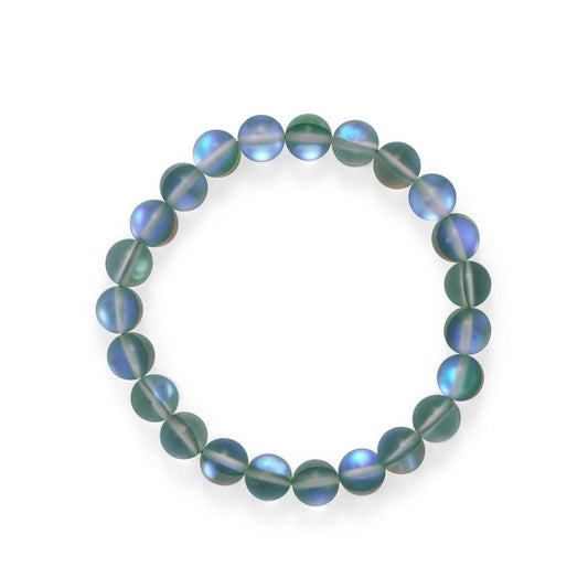 Mermaid At Heart! Grey Iridescent Stretch Bracelet freeshipping - Higher Class Elegance