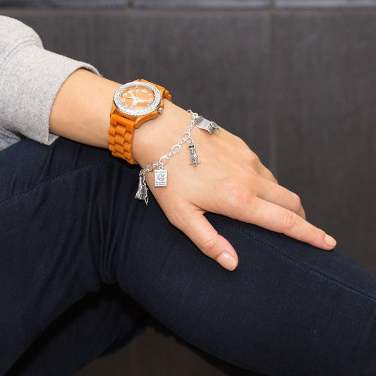 8" Polished Figure 8 Charm Bracelet freeshipping - Higher Class Elegance