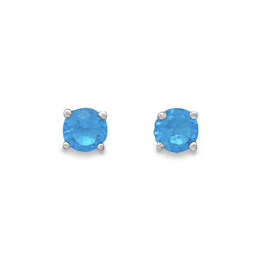 December Birthstone Stud Earrings freeshipping - Higher Class Elegance