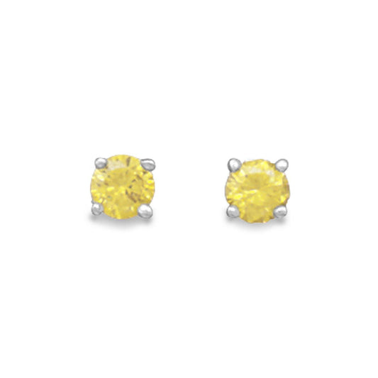 November Birthstone Stud Earrings freeshipping - Higher Class Elegance