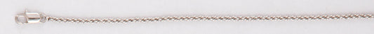 1mm Soldered Rope Chain Gold or Rhodium Plated - Higher Class Elegance